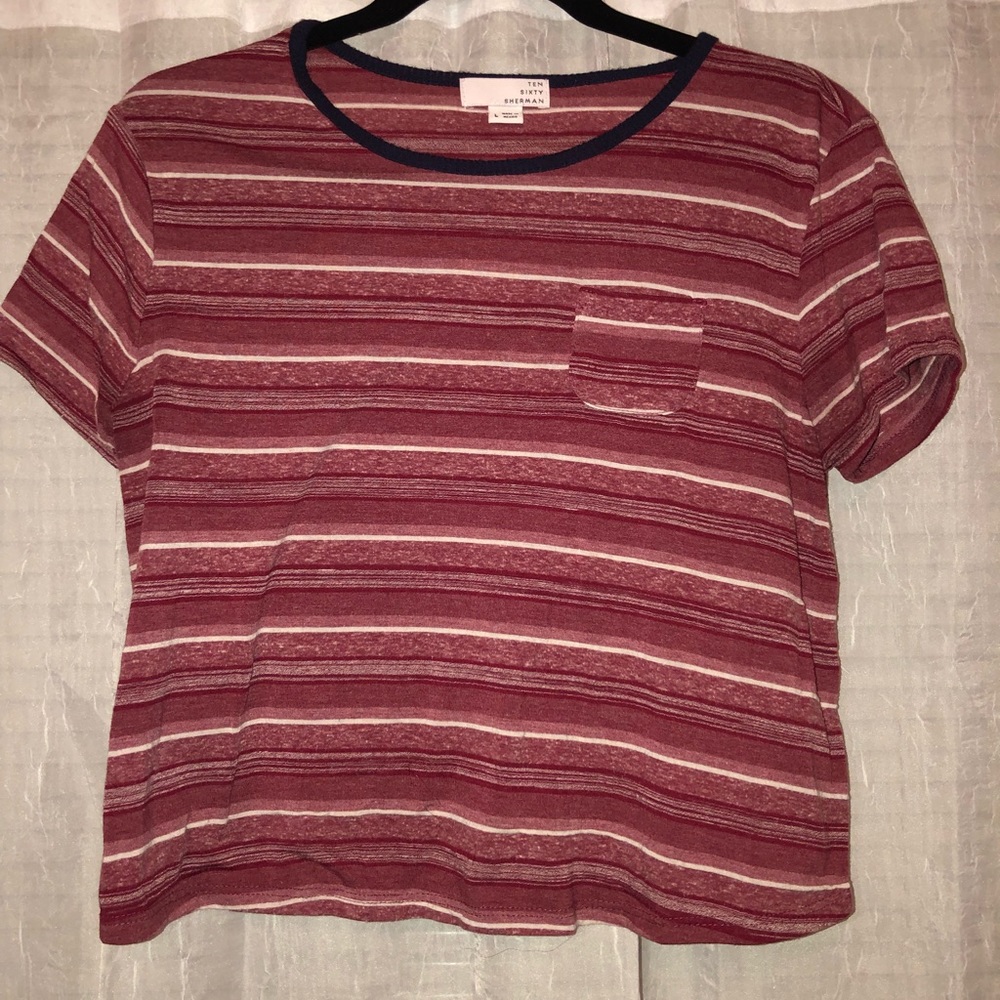 Striped crop top